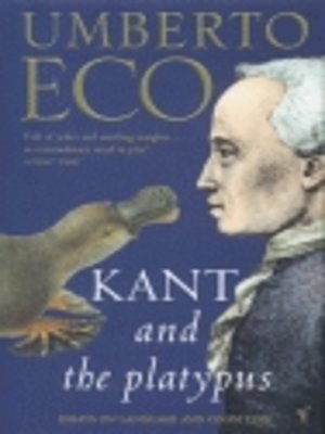 cover image of Kant and the Platypus